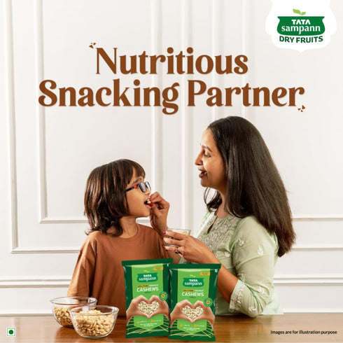 Tata Sampann Pure Cashews Whole, Kaju